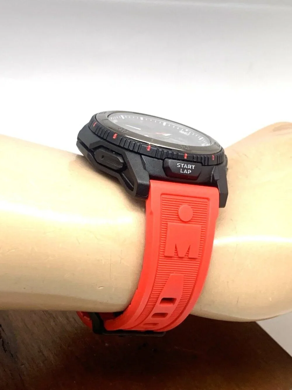 Timex Men's Watch TW5M55000 Ironman Quartz Sport Red Black Rubber Band 46mm